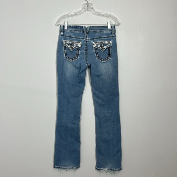 Suko low rise bootleg Women's Blue Jeans - Picture 3 of 7